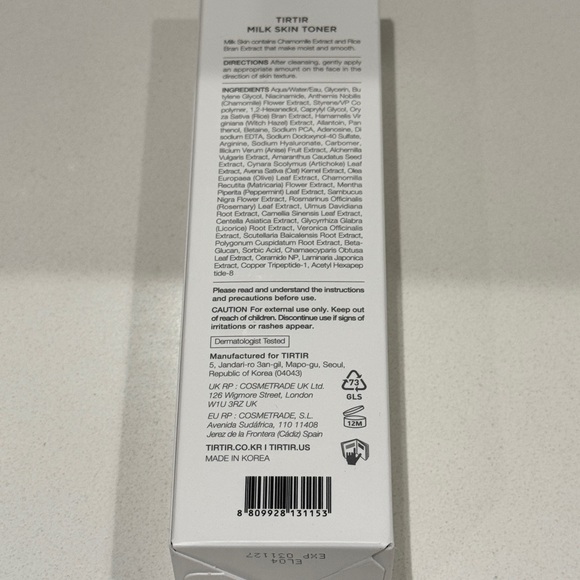TIRTIR RICE TONER 150 ml - Picture 3 of 5